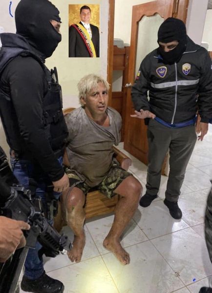 LUISA GONZÁLEZ DE CORREISMO RECLAMA POR UN FOTOMONTAJE EN LA CAPTURA DE COLÓN PICO, DONDE APARECE LA IMAGEN DE RAFAEL CORREA.-