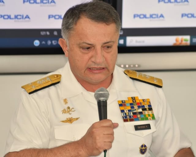 VICEALMIRANTE PABLO CAICEDO SALVADOR NOMBRADO COMO NUEVO COMANDANTE GENERAL DE LA FUERZA NAVAL.-